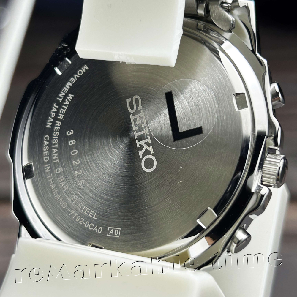 【SEIKO 三眼計時錶】精工三眼素色時尚款 SND187-細節圖6