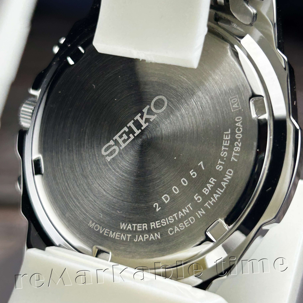 【SEIKO 三眼計時錶】精工三眼素色時尚款 SND191-細節圖6