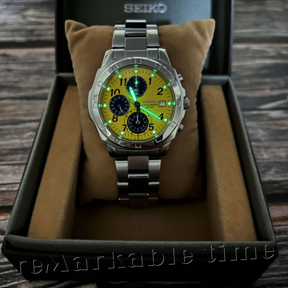 【SEIKO 三眼計時錶】精工三眼亮色時尚款 SND409P1/SND409-細節圖3