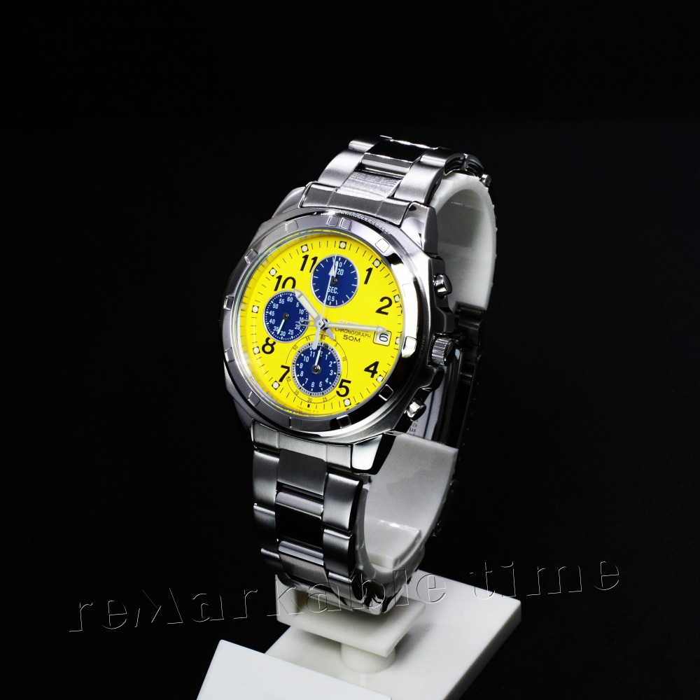 【SEIKO 三眼計時錶】精工三眼亮色時尚款 SND409P1/SND409-細節圖7