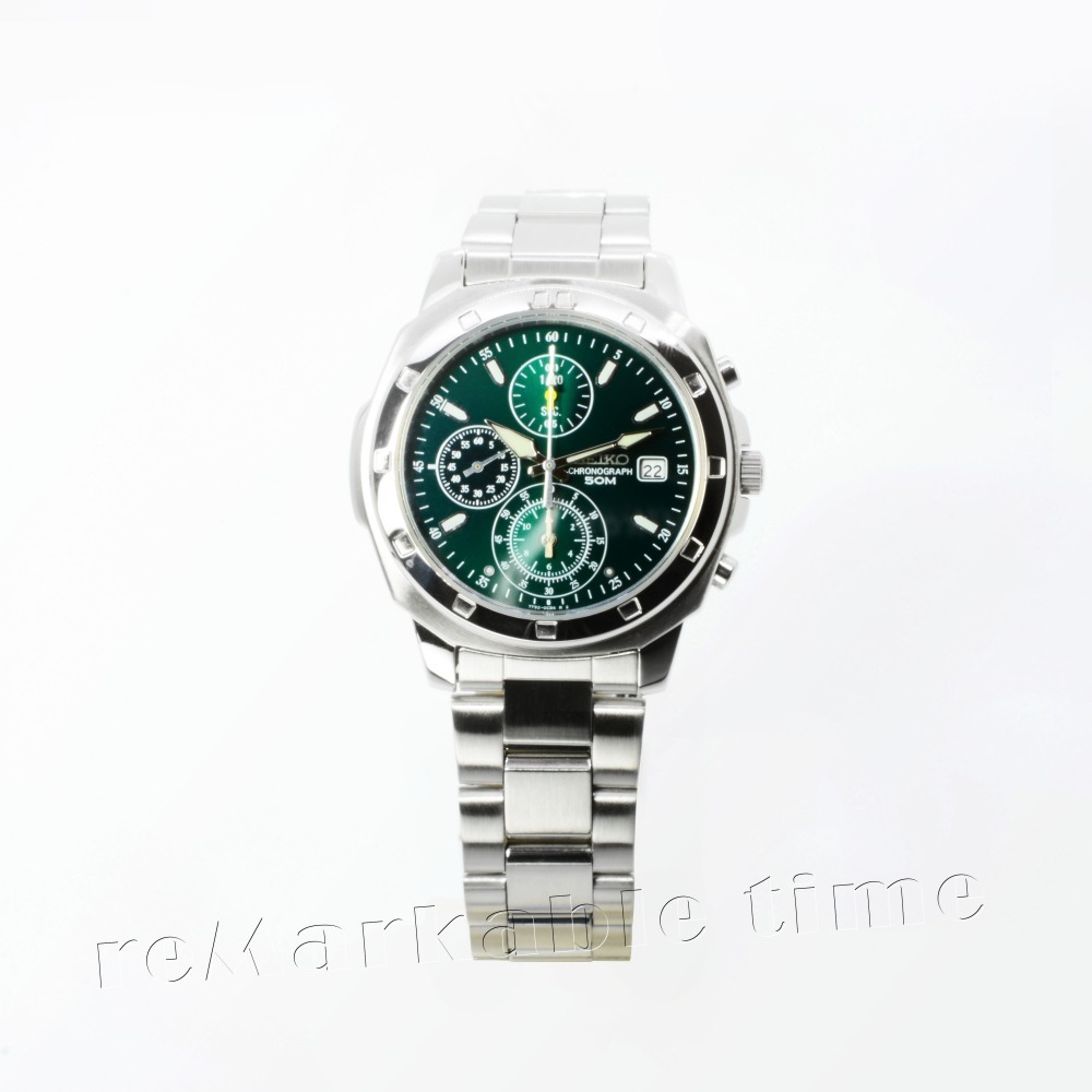 【SEIKO 三眼計時錶】精工三眼素色時尚款 SND411/SND411P1-細節圖7