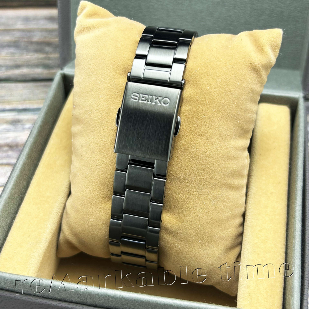 【SEIKO 三眼計時手錶】藍寶石三眼星空鋼帶女錶款SNDX67P1-細節圖5