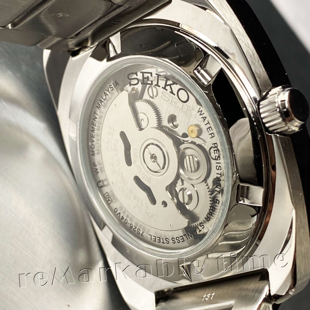 【SEIKO 自動機械手錶】酒桶型機械錶-藍SNKP23-細節圖3