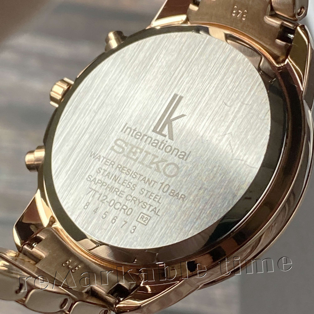 【SEIKO LUKIA】三眼鋼帶女手錶SRWZ88P1/SRWZ88(玫瑰金)~送禮首選-細節圖6