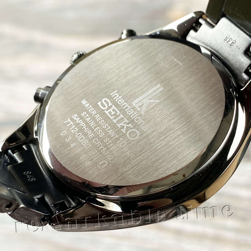 【SEIKO LUKIA】三眼鋼帶女手錶SRWZ17P1/SRWZ17(黑金)~送禮首選-細節圖4