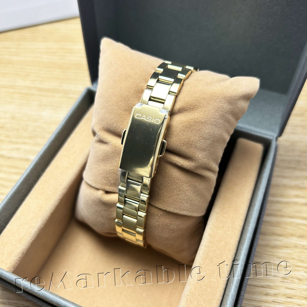 【CASIO】時尚簡約指針女手錶-金面金框LTP-E168G-9B/LTP-E168G-9BDF-細節圖4