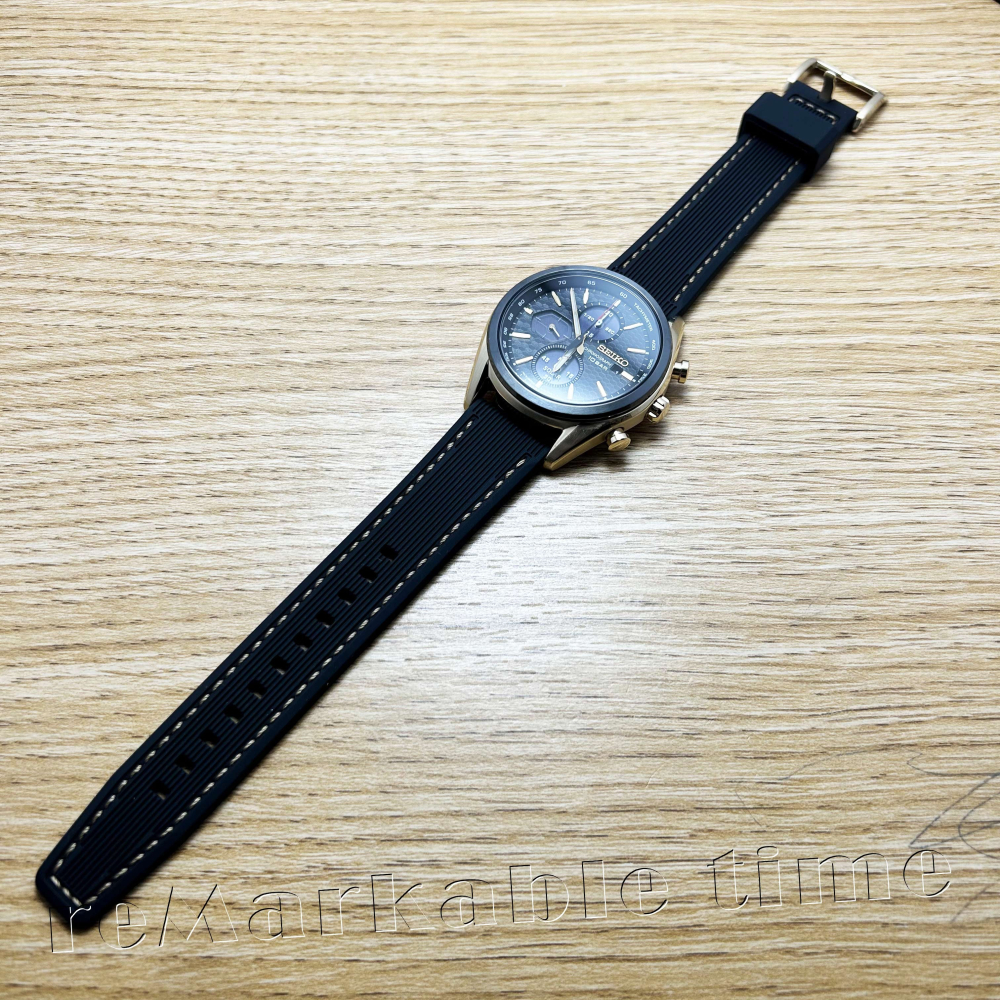 【SEIKO SOLAR】計時光動能男手錶款SSC804/SSC804P1-細節圖2