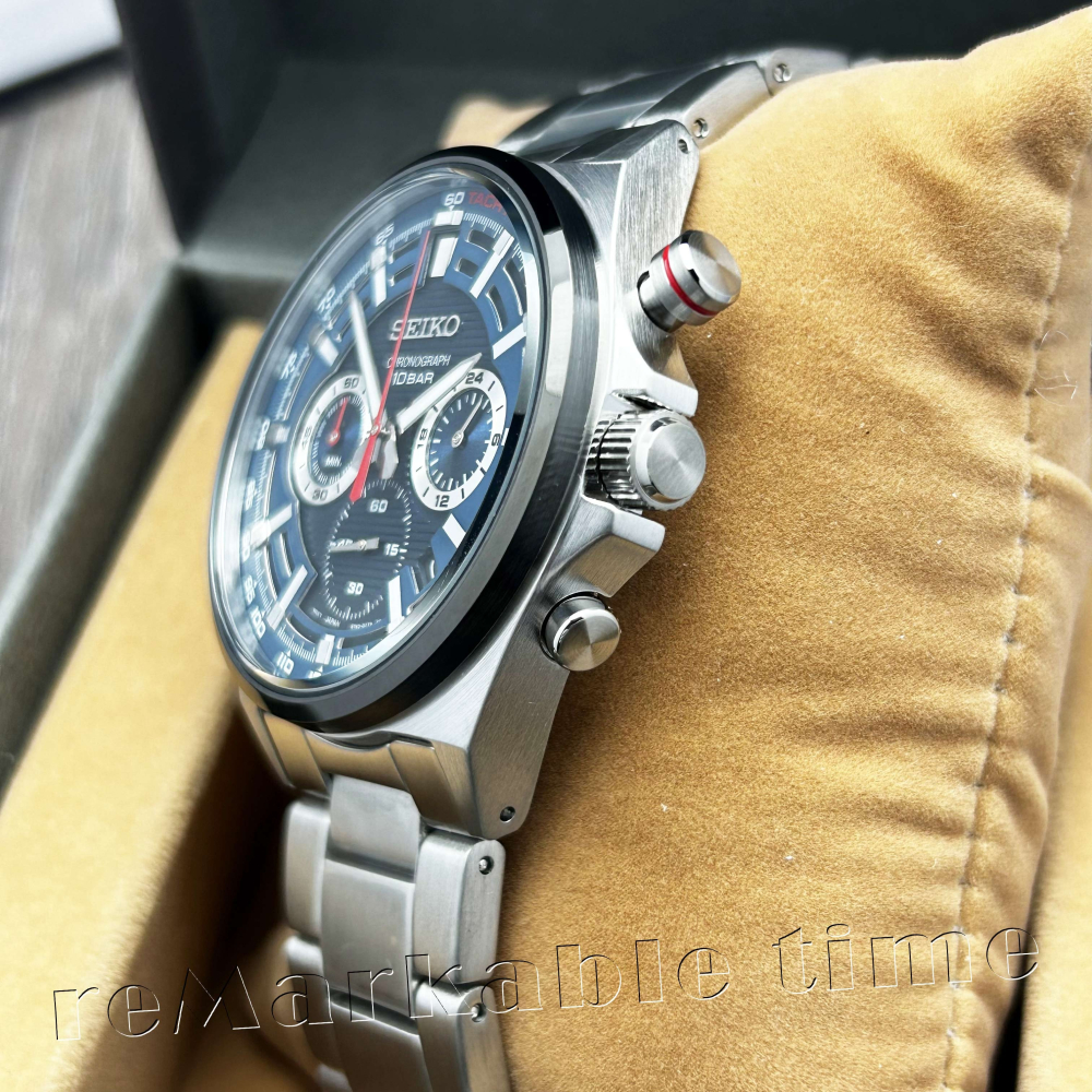 【SEIKO 三眼計時手錶】計時碼表男錶款SSB407/SSB407P1-細節圖3