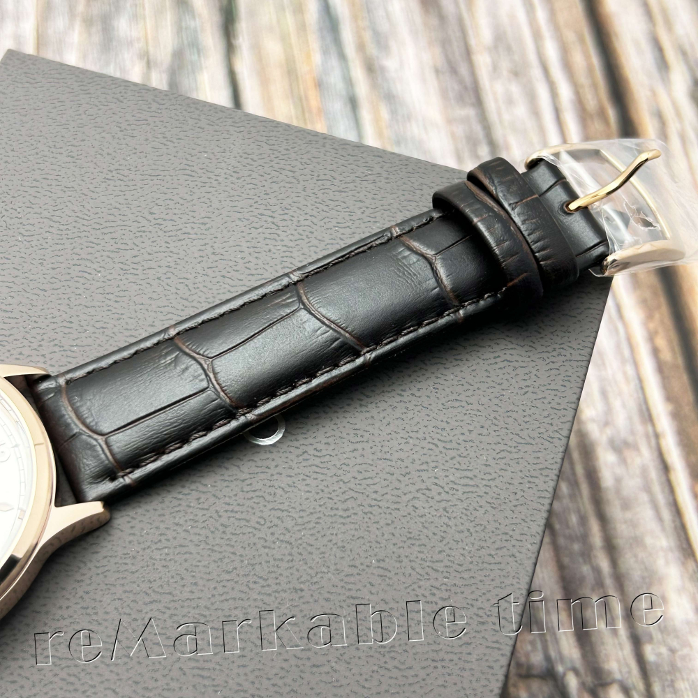 【SEIKO 石英手錶】經典紳士時尚男錶款白面玫瑰金框SGEH88/SGEH88P1-細節圖4