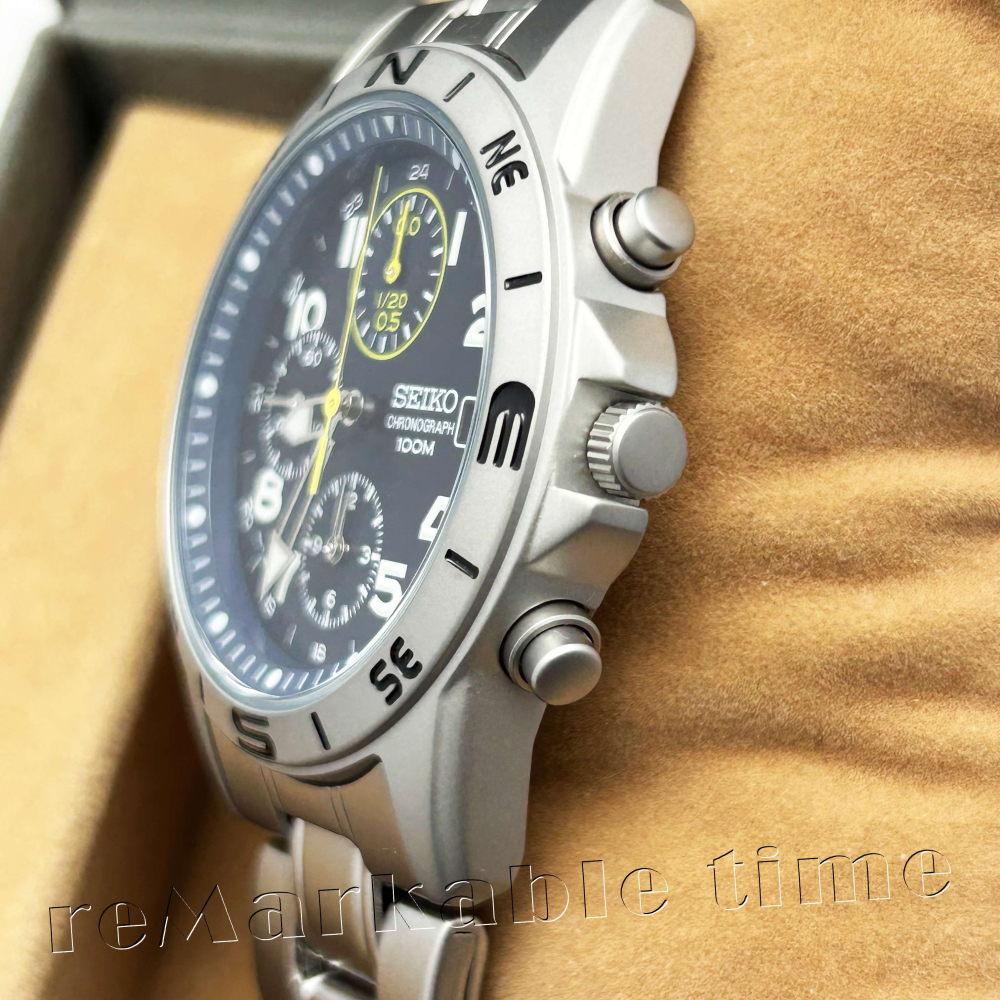 【SEIKO 三眼計時手錶】三眼計時鋼帶男錶款SND379P1/SND379-細節圖4