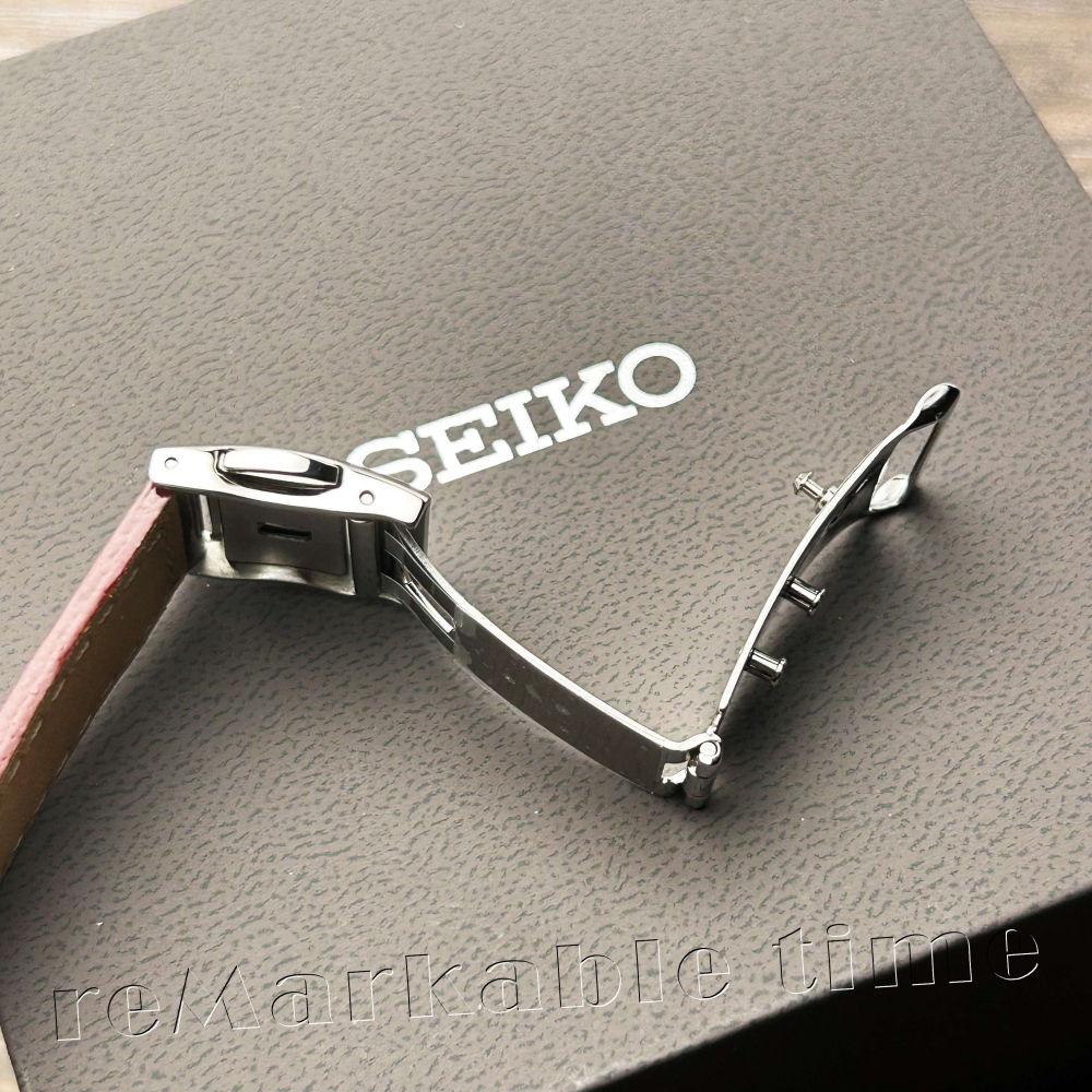【SEIKO LUKIA】三眼藍寶石水晶漆皮皮帶女手錶SRW812P1/SRW812~送禮首選-細節圖6