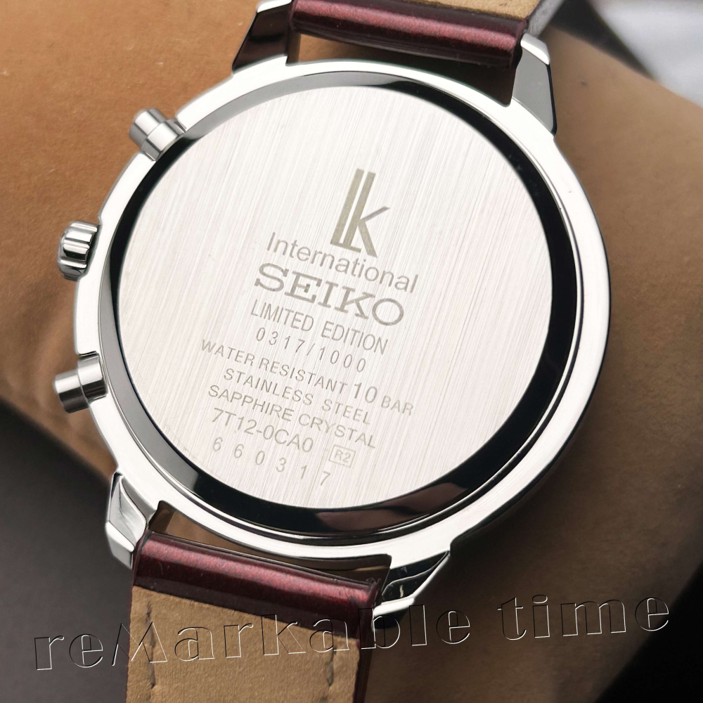 【SEIKO LUKIA】三眼藍寶石水晶漆皮皮帶女手錶SRW812P1/SRW812~送禮首選-細節圖8