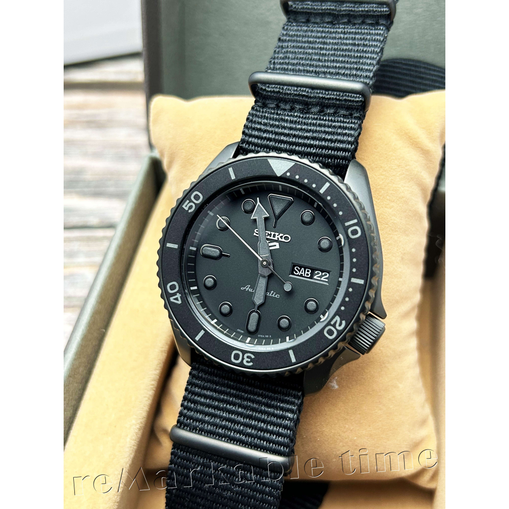 【SEIKO 自動機械手錶】5 SPORTS尼龍錶帶 SRPD79K1-細節圖3