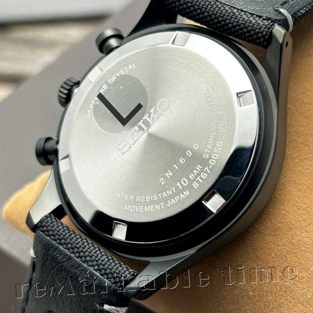 【SEIKO 三眼計時手錶】藍寶石水晶鏡面尼龍錶帶款SSB421/SSB421P1-細節圖4