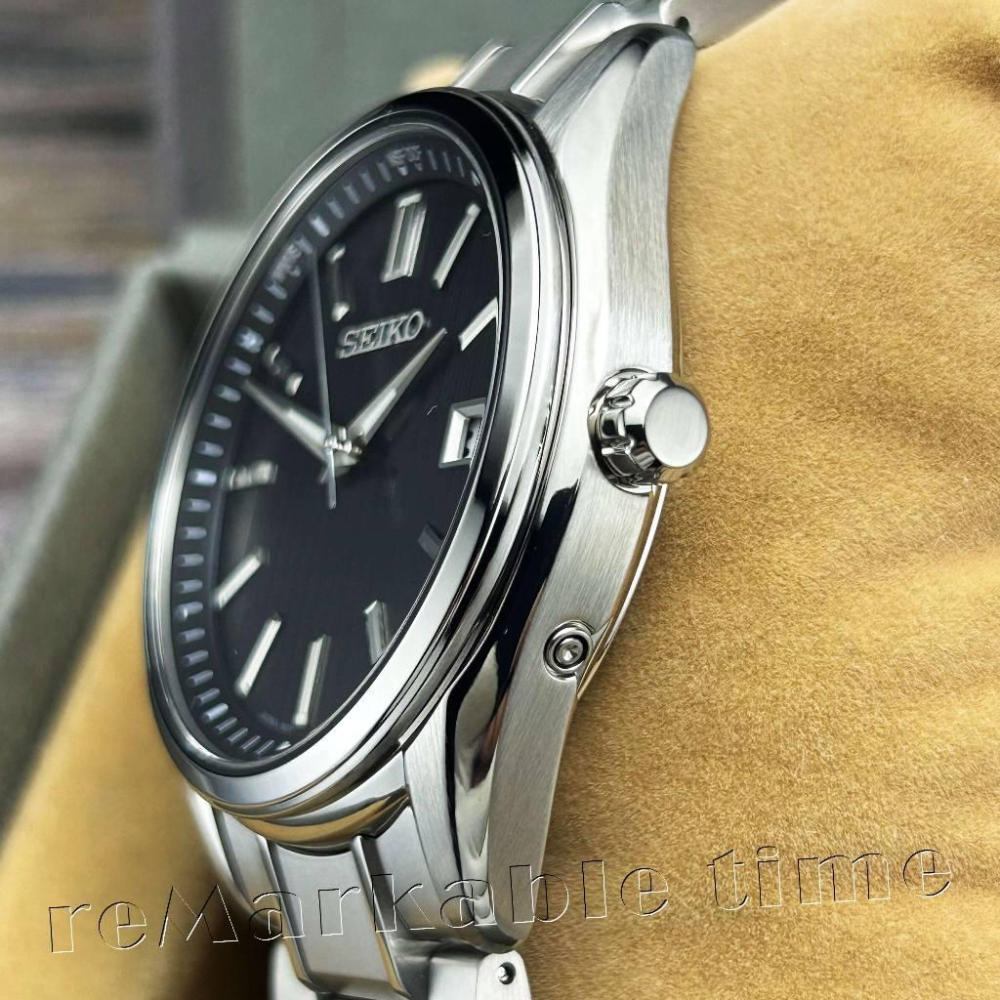 【SEIKO 電波錶】 日本製造x鈦金屬x太陽能x電波x藍寶石男錶款SBTM341-細節圖2