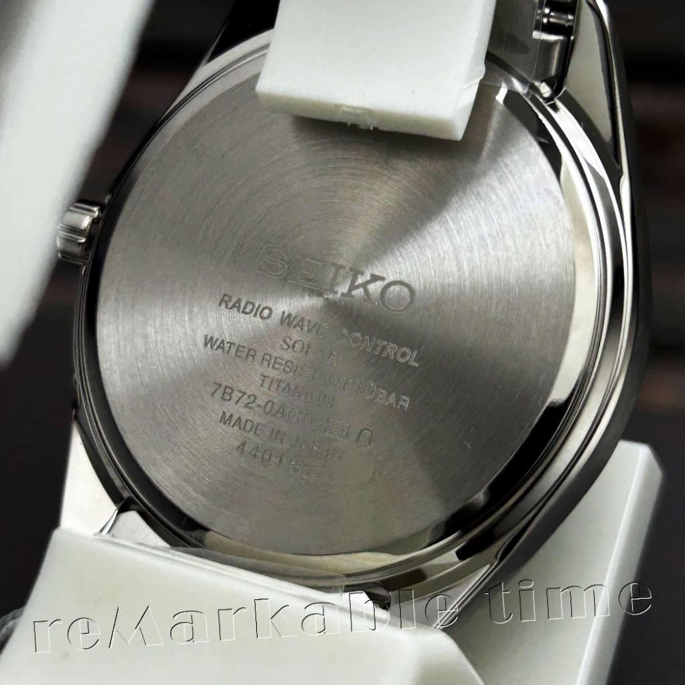 【SEIKO 電波錶】 日本製造x鈦金屬x太陽能x電波x藍寶石男錶款SBTM341-細節圖4