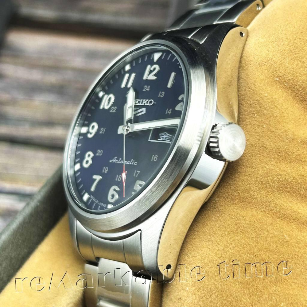 【SEIKO 自動機械手錶】 精工五號自動機械錶款SBSA113(日本限定)-細節圖3