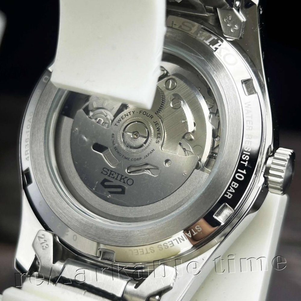 【SEIKO 自動機械手錶】 精工五號自動機械錶款SBSA113(日本限定)-細節圖5