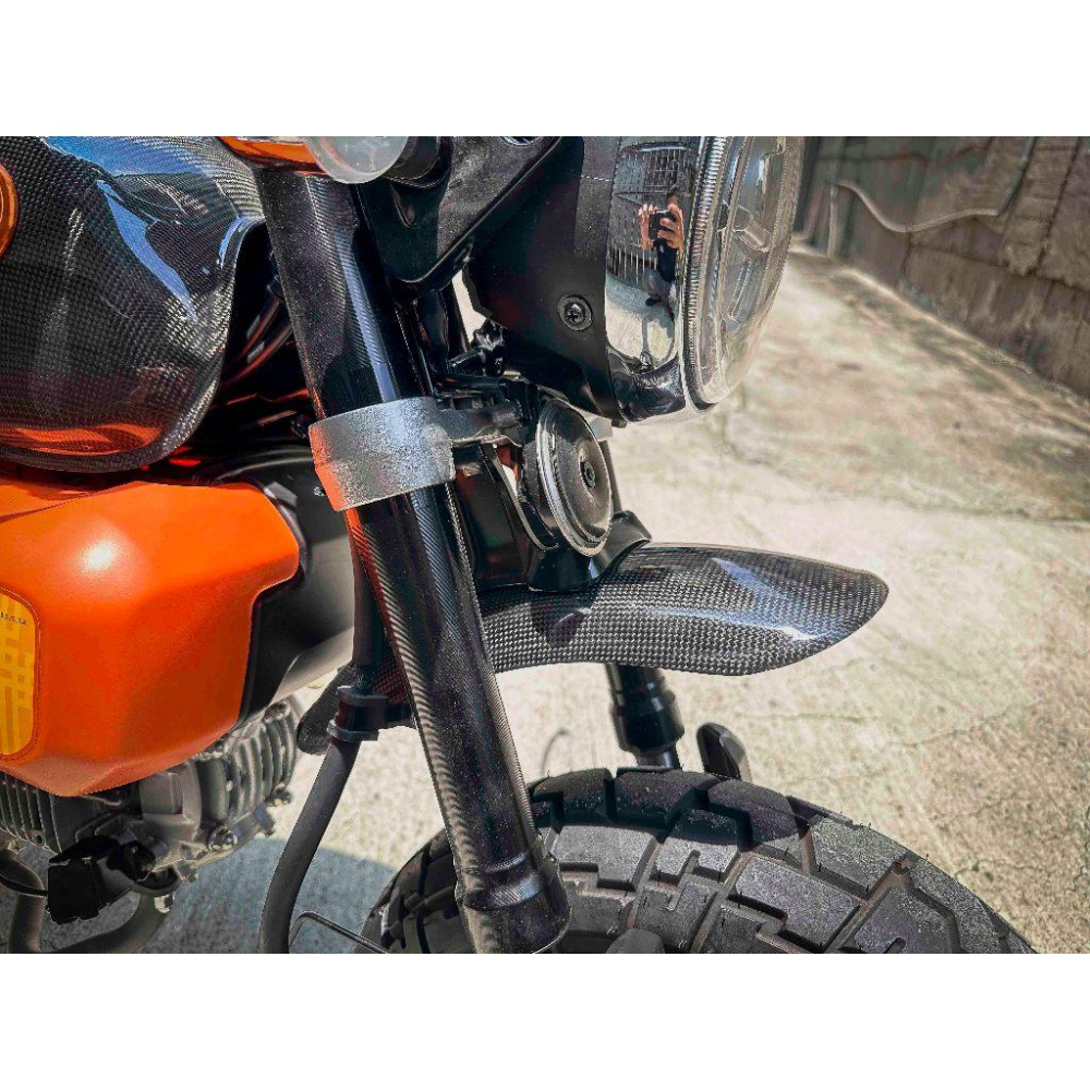 HONDA MONKEY125 NEMOTO 原廠造型短版土除 原廠造型短版前土除 卡夢土除 卡夢 抽真空-細節圖6