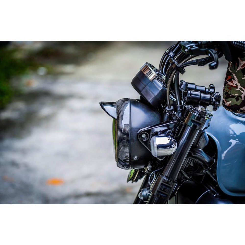 HONDA MOMKEY125 DAX125 CT125卡夢大燈框造型蓋 卡夢大燈框 卡夢 貼片式-細節圖4