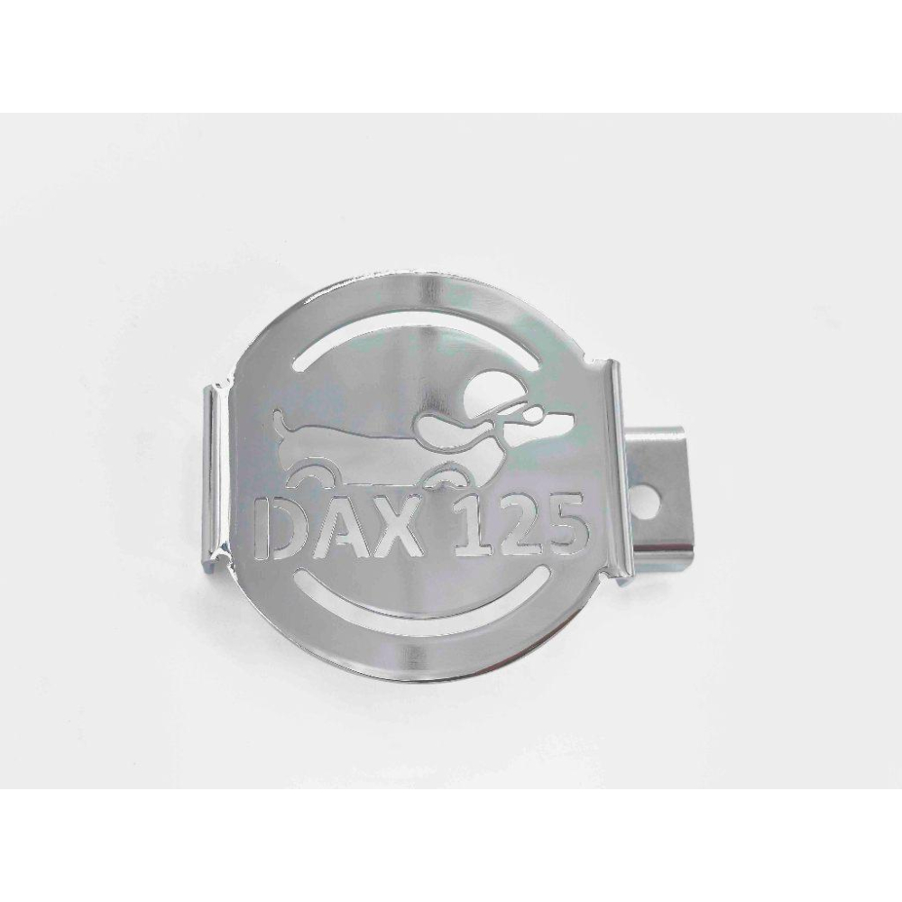 HONDA DAX125 NEMOTO 臘腸狗喇叭蓋 喇叭蓋 白鐵材質 拋光電鍍 黑鉻 黑化 電鍍-細節圖3