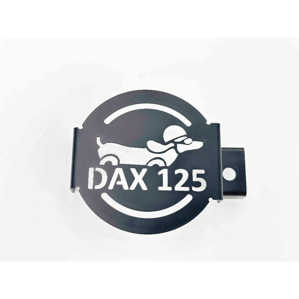 HONDA DAX125 NEMOTO 臘腸狗喇叭蓋 喇叭蓋 白鐵材質 拋光電鍍 黑鉻 黑化 電鍍-細節圖4