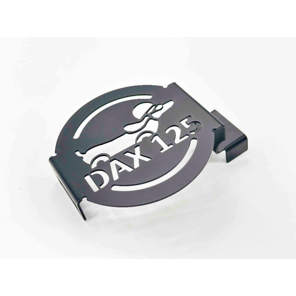 HONDA DAX125 NEMOTO 臘腸狗喇叭蓋 喇叭蓋 白鐵材質 拋光電鍍 黑鉻 黑化 電鍍-細節圖8