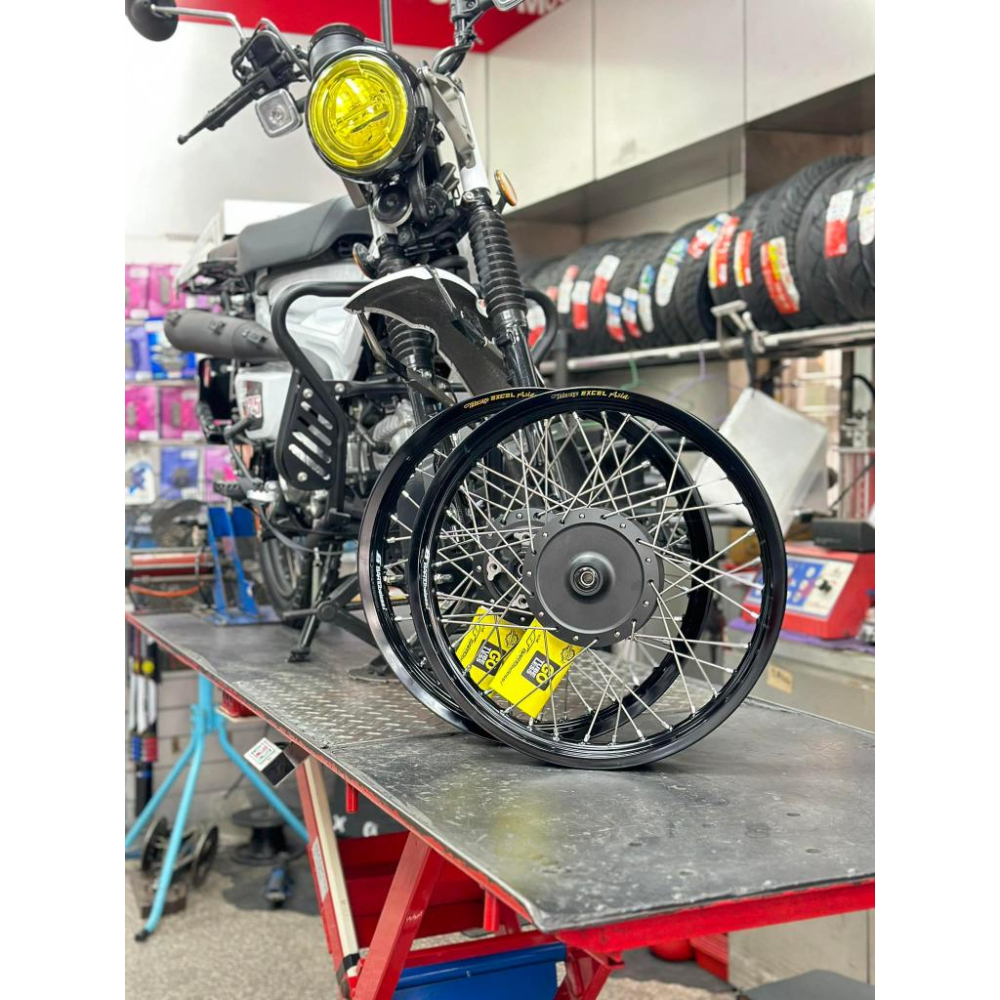 HONDA CT125 專用 EXCEL ASIA輪框+BARTUBELESS氣密 氣密輪框組 前後一套 加大J值-細節圖2