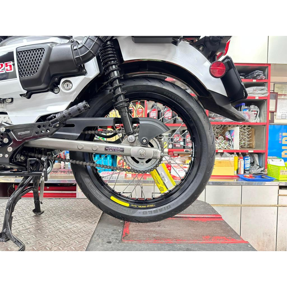 HONDA CT125 專用 EXCEL ASIA輪框+BARTUBELESS氣密 氣密輪框組 前後一套 加大J值-細節圖5