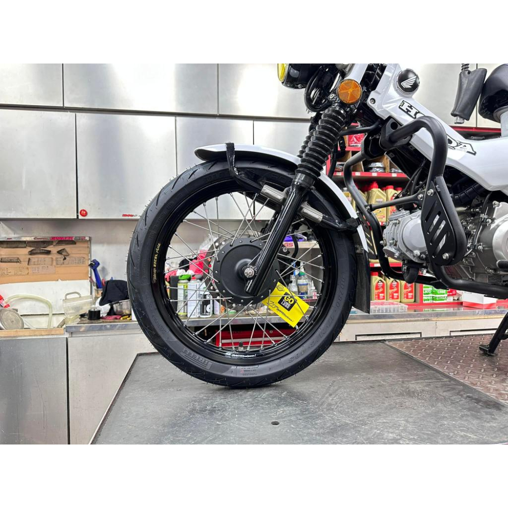 HONDA CT125 專用 EXCEL ASIA輪框+BARTUBELESS氣密 氣密輪框組 前後一套 加大J值-細節圖6