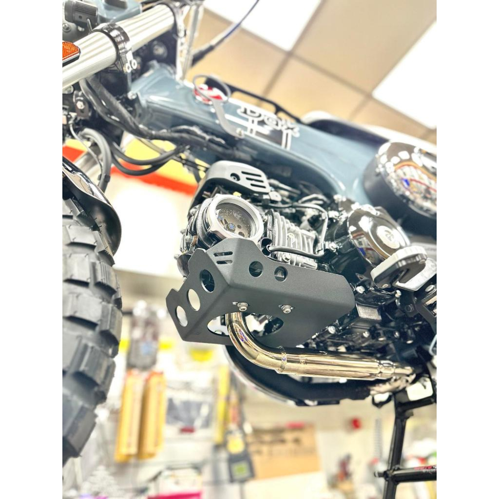 NEMOTO  DAX125 GROM125 五速MONKEY125 專用 新版下導流 下導流 下護板 台灣製造-細節圖6