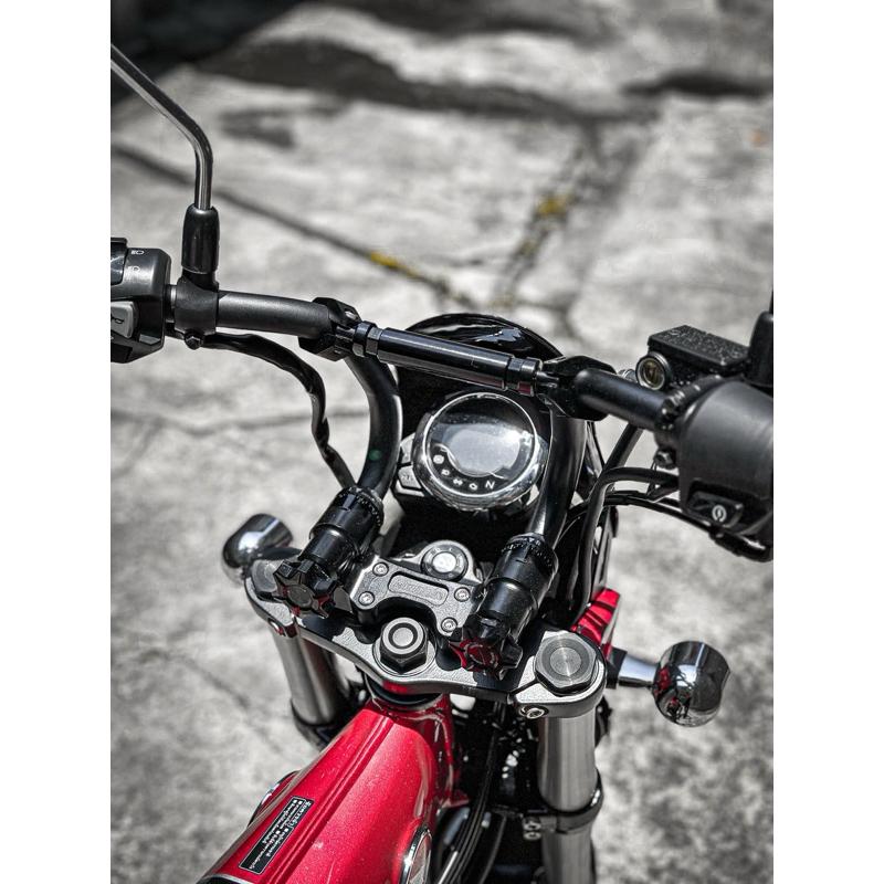 HONDA MONKEY125 DAX125 專用 KAMUI  可調手把 可調分離把 分離把 可調手把 全黑色-細節圖9