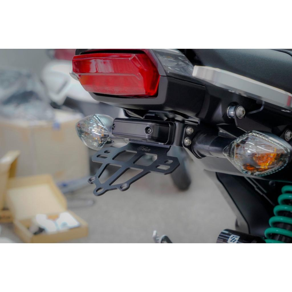 GROM125 MSX125三代 G-Craft短牌架   日本G-Craft專為台灣車牌所設計短牌架 台灣專用版-細節圖3