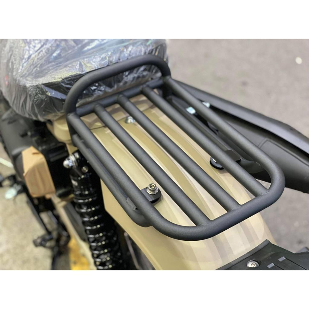 HONDA CT125 白鐵材質 粉體烤漆 後貨架 管型後架 台灣製造 +專用後座墊-細節圖5