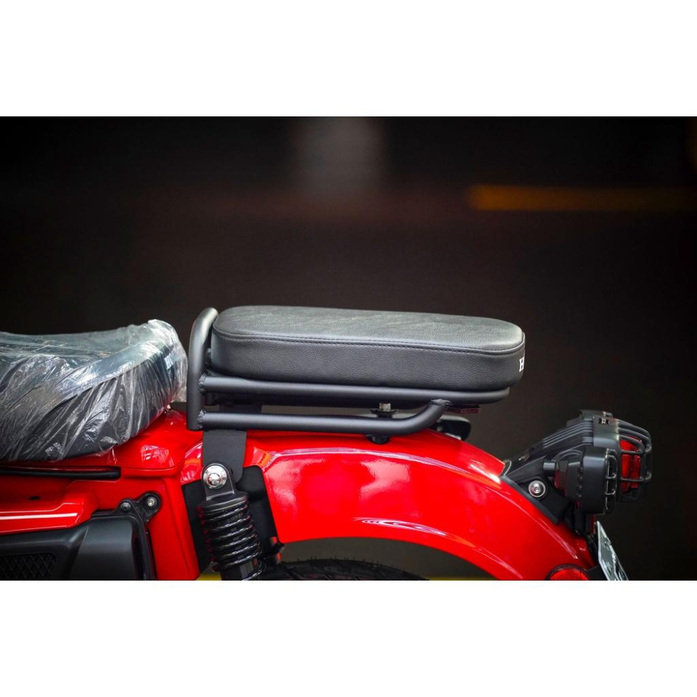 HONDA CT125 白鐵材質 粉體烤漆 後貨架 管型後架 台灣製造 +專用後座墊-細節圖6