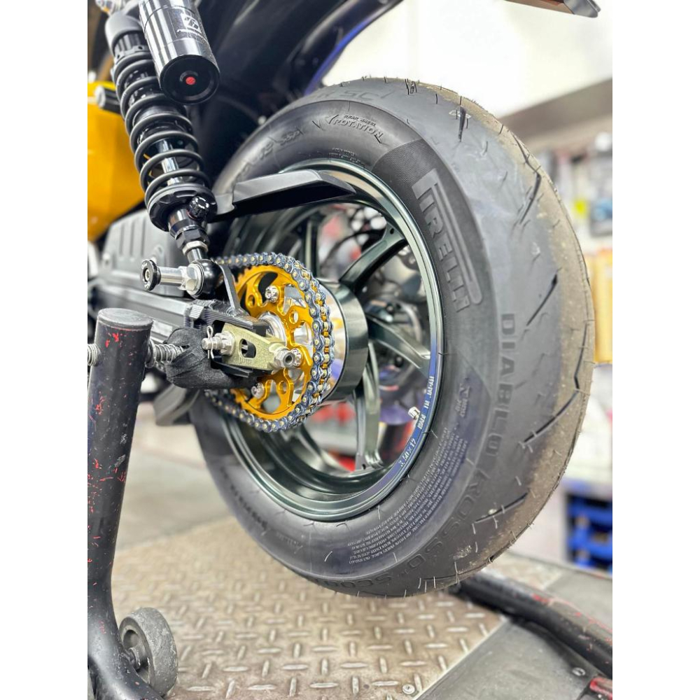 HONDA MONKEY125 五速 新版NEMOTO CNC鋁合金後齒盤8mm 10mm 通用孔距 (37T) 後齒盤-細節圖7