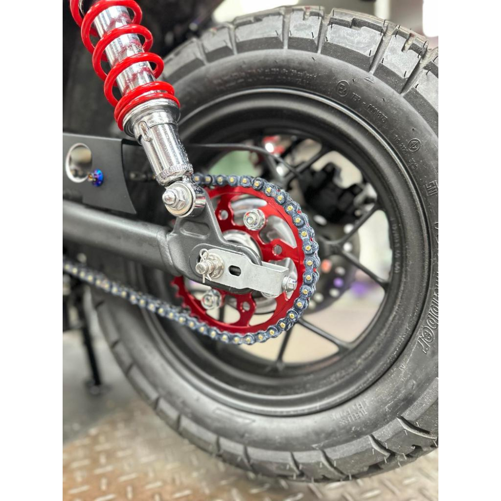 HONDA MONKEY125 五速 新版NEMOTO CNC鋁合金後齒盤8mm 10mm 通用孔距 (37T) 後齒盤-細節圖8