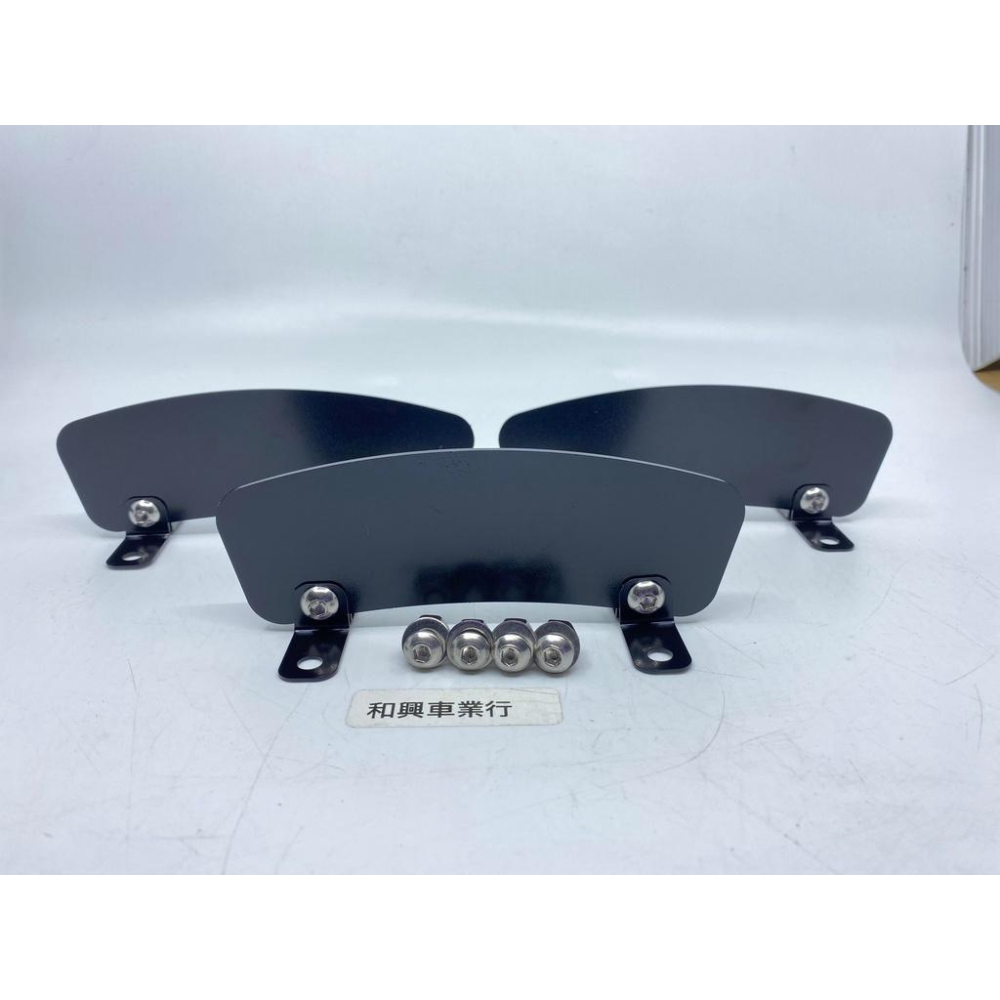 MONKEY125 CT125 通用 白鐵前土除創意復古造型立牌 可鎖螺絲 可黏貼 任何檔車均可以使用-細節圖4