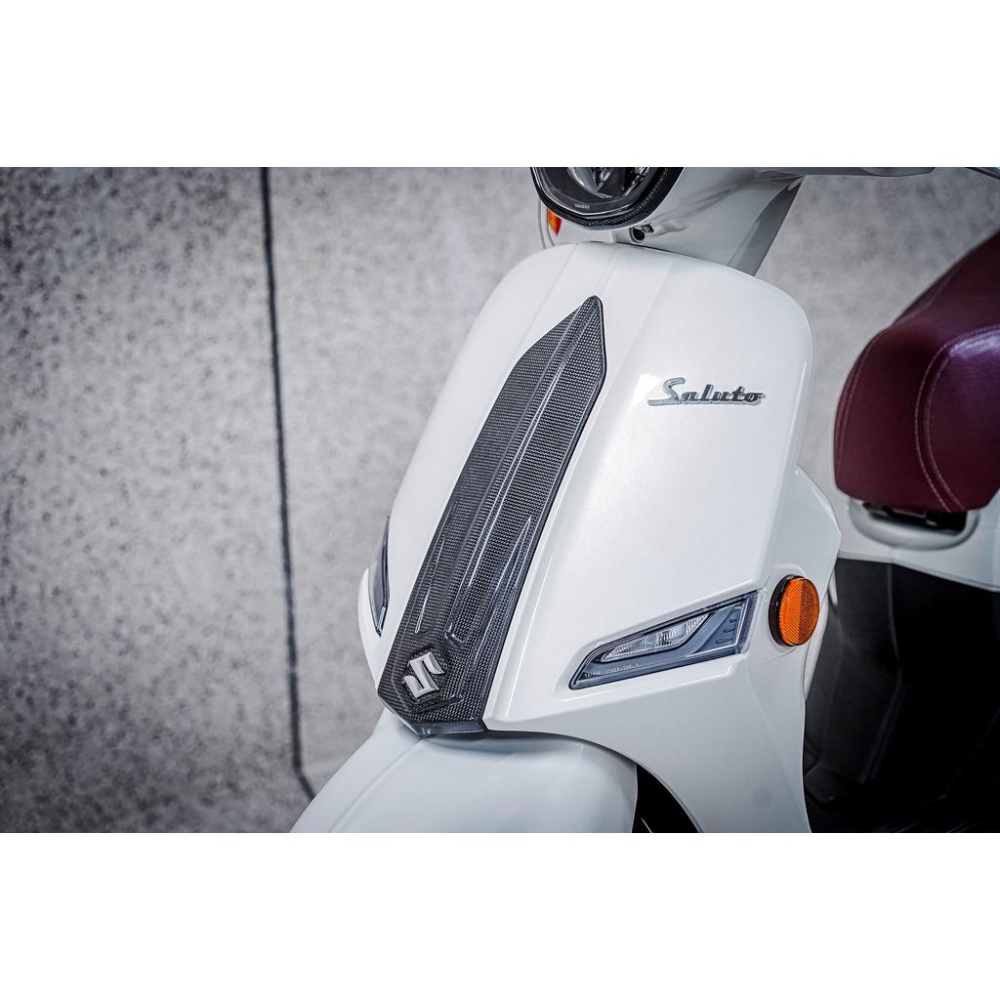 Suzuki saluto125 正卡夢 抽真空 領帶 造型飾蓋-細節圖4