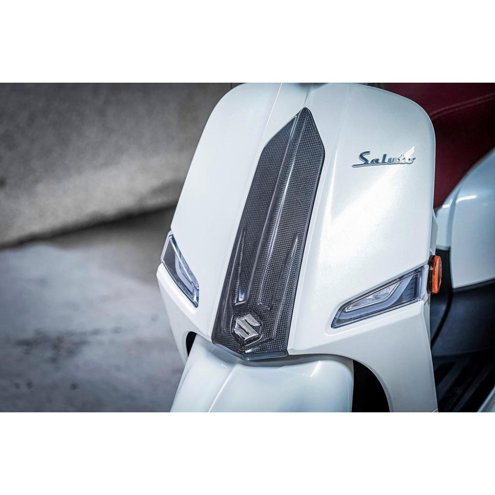 Suzuki saluto125 正卡夢 抽真空 領帶 造型飾蓋-細節圖6