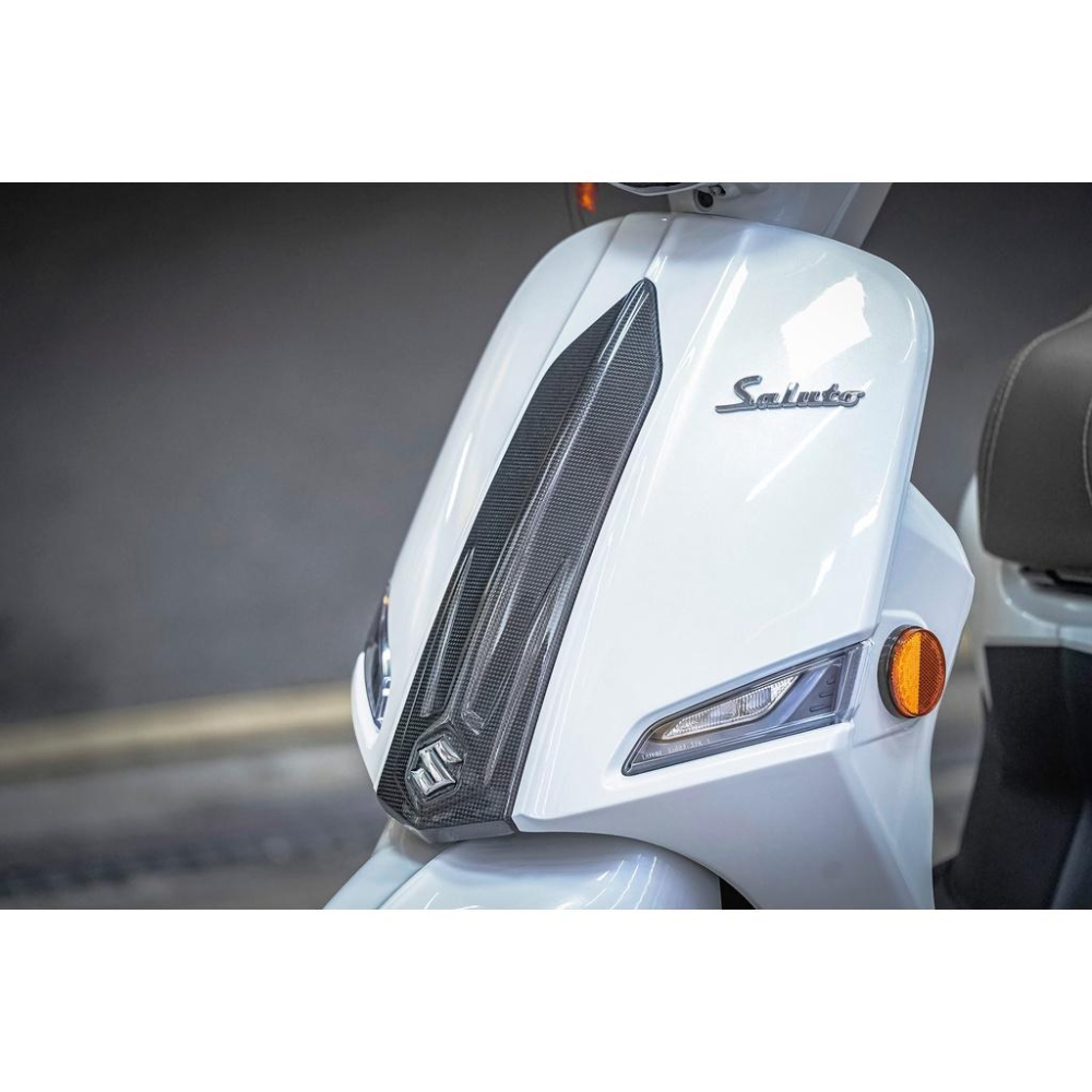 Suzuki saluto125 正卡夢 抽真空 領帶 造型飾蓋-細節圖7