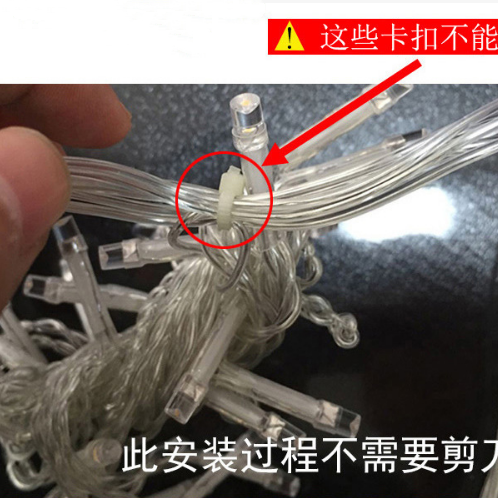 66星星燈串網紅網美背景燈💖 🌟現貨 2.5米裝飾燈串插頭尾塞可串接星星燈串 暖白光/彩色 適用110V-細節圖8