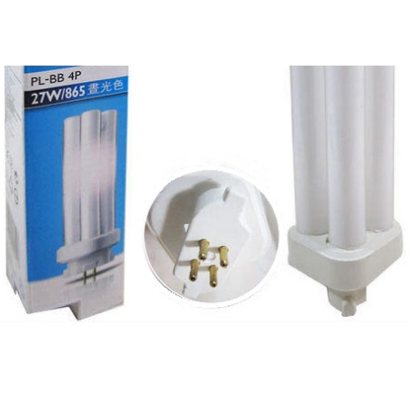 BB27轉E27燈座 取代飛利浦停產 PL-BB 4P 27W緊密型燈管 田字型  燈泡另購-細節圖3