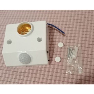 E27人體紅外線感應燈座  全天侯可調日夜感應時間長短光控開關 全電壓適用LED燈泡 贈快接X1-細節圖6