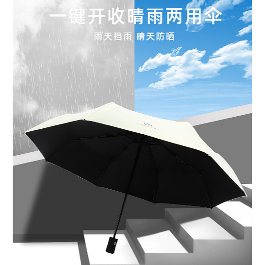 UV晴天雨天兩用 全自動摺疊傘 八骨防風傘架  多色可選-細節圖5
