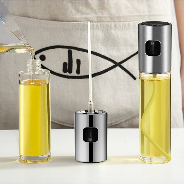 廚房按壓式噴霧控油瓶 噴油瓶噴油壺 100ML 料理氣炸鍋 美食燒烤 油壺 調味瓶-細節圖8