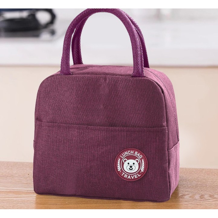 手提袋保溫便當   鋁箔保鮮保溫袋 飯盒  上班上學 帶飯午餐-規格圖6