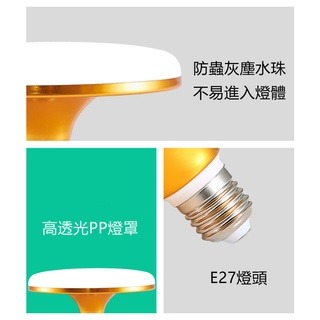 E27飛碟燈LED 20w 40W 白光/黃光 高能效燈泡 全電壓-細節圖4