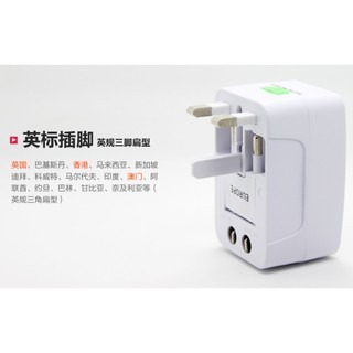 轉接頭雙USB/Type-C  轉換插頭插座 旅行插頭插座多功能  通用插頭 多國規格適用-細節圖7