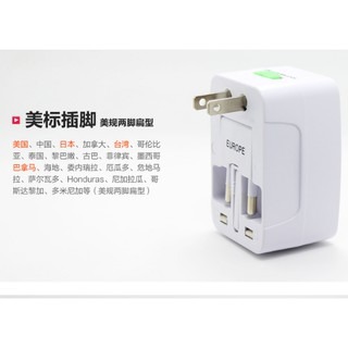 轉接頭雙USB/Type-C  轉換插頭插座 旅行插頭插座多功能  通用插頭 多國規格適用-細節圖8